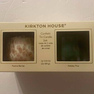 NIB- Kirkton House Confetti Tin Candle Set